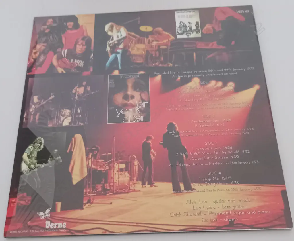 Ten Years After, European Tour - January 1973, (Double Album) Image 1++